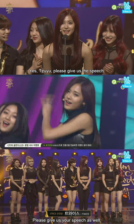 ゴールドディスク＞「TWICE」ツウィを会場全体が拍手で激励｜Infoseek