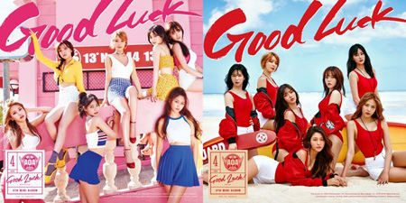 「AOA」、ニューアルバム「Good Luck」2パターンのカバーイメージ公開！