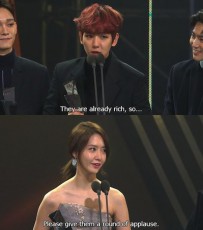 BAEK HYUN（EXO）＆ユナ（少女時代）、「2016 Asia Artist Awards」で「人気賞」受賞