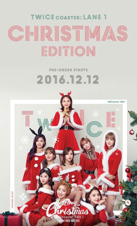 「TWICE」、サンタに変身…「TWICEcoaster ： LANE 1」のクリスマスエディション発売へ