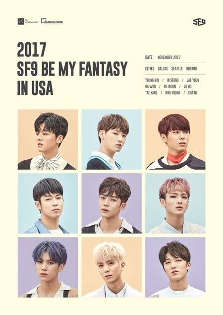 「SF9」、米国ファンミツアー開催へ