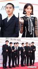 ＜2017AAA＞D.O.（EXO）＆ユナ（少女時代）＆「EXO」、人気賞を受賞