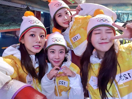 久々の“完全体”「Girl’s Day」、平昌五輪聖火リレーを完走「忘れられない経験」