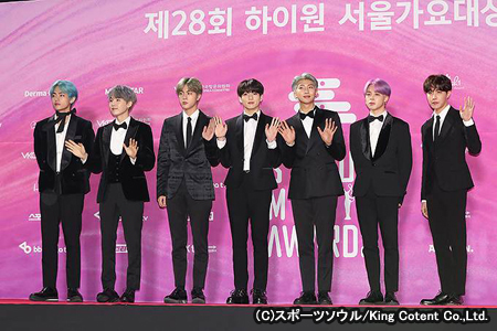 【イベントレポ】「BTS」 (防弾少年団)が昨年に続き大賞受賞！　「第28回 ソウルミュージックアワード2019」完全版2月TBSチャンネルで放送！