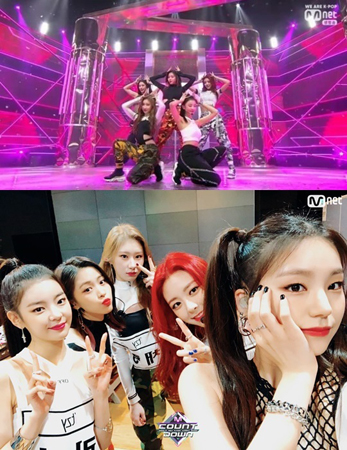 「ITZY」、Mnet「M COUNTDOWN」で華やかな音楽番組デビュー飾る