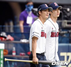 「NU‘EST」ミンヒョン＆JR、始球＆始打で野球ファンも魅了