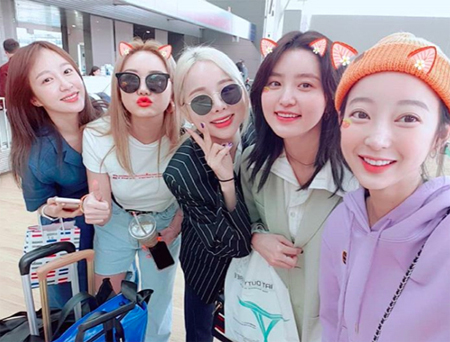 EXID」、メンバーそれぞれが全員で撮った写真を公開してグループ愛を
