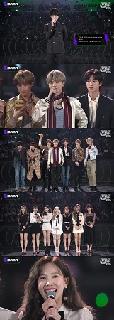 【2019 MAMA】「BTS」と「TWICE」、ベストダンスパフォーマンス グループ賞を受賞…「一生懸命踊ります」