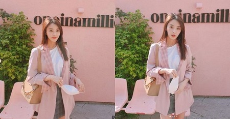 “KANGTAの恋人”チョン・ユミ、心もビジュアルもピンク色な写真を公開
