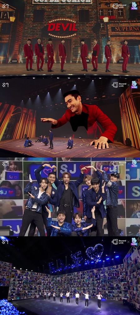 「SUPER JUNIOR」、「Beyond LIVE」にファン12万3千人熱狂…ハート数28億5千個