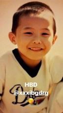 G-DRAGON（BIGBANG）、本日（8/18）誕生日…姉のクォン・ダミさんが“ちびっ子時代公開”で祝福