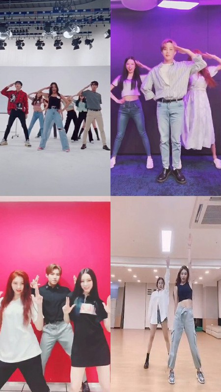 イトゥク（SJ）やグァンヒ（ZE：A）ら、「CLC」の新曲「HELICOPTER」のダンスチャレンジに挑戦で新たな話題に