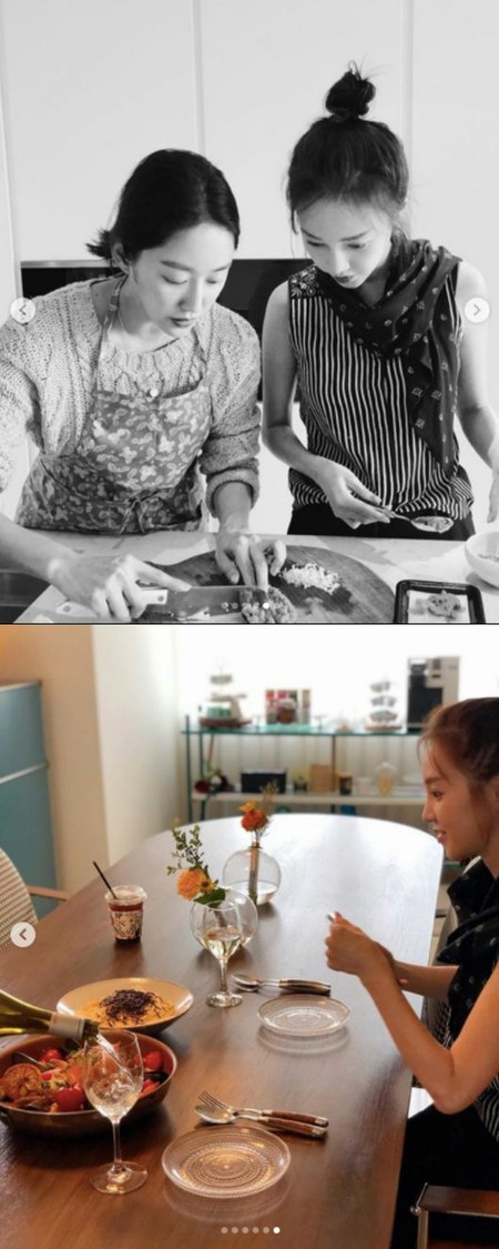 伊藤ゆみ（アユミ/ICONIQ）、新婚チョン・ヘビンに料理を習う＝“レストランみたいにおいしい”