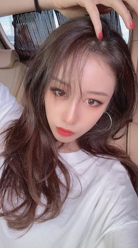 自撮り、上手くなったでしょ？」…ジヨン（T-ARA）28歳の中で一番綺麗 ..., 画像サイズ:450x804