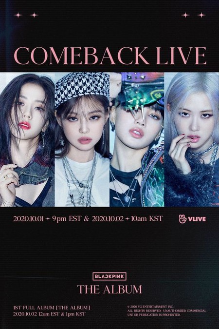 【公式】「BLACKPINK」、10月2日「カムバックライブ」開催、収録曲紹介＆MVネタバレ予告