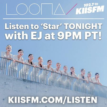 「今月の少女（LOONA）」、米国人気ラジオで収録曲「Star」プレイされる…熱い関心