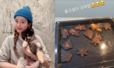 女優ソン・ユリ、焦げたクッキーを公開「泣きたい」
