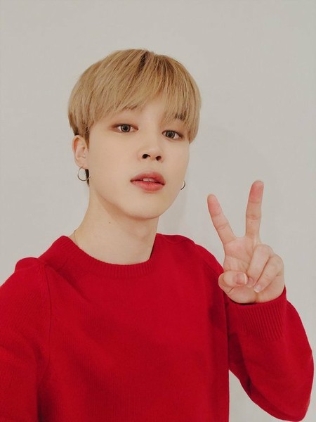 ジミン（BTS）、突然のVサイン、童顔のビジュアルが光る