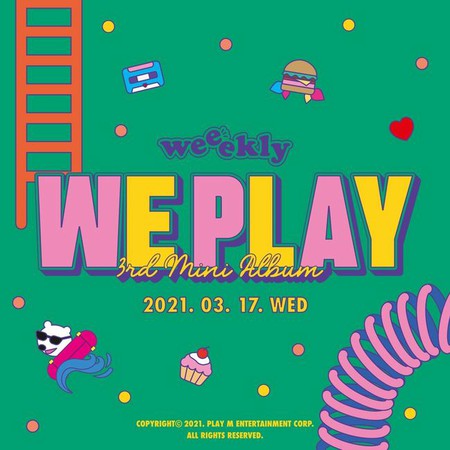 「Weeekly」、3月に3rdミニアルバム「We play」でカムバック…ライアン・ジョンが支援射撃