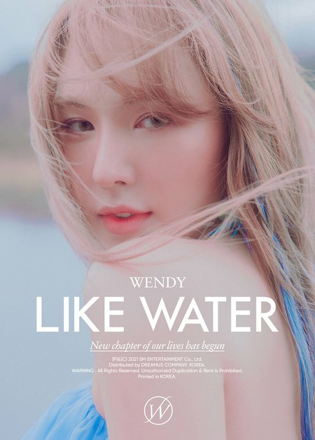 ウェンディ（Red Velvet）、4月5日ソロデビュー＝アルバムタイトルは「Like Water」