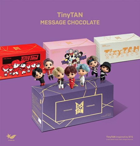 “「BTS（防弾少年団）」のキャラクター”TinyTAN、チョコレート発売へ