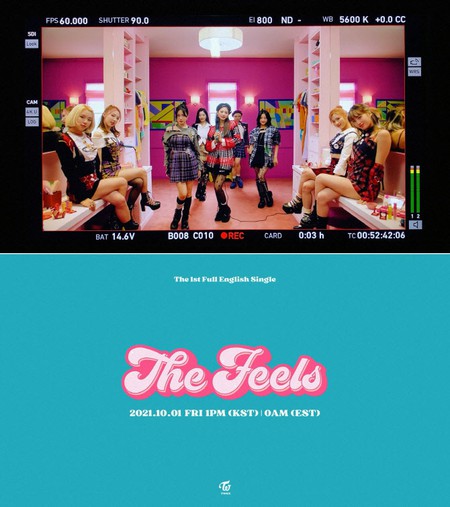 「TWICE」、初の英語シングル「The Feels」を10月1日に発売