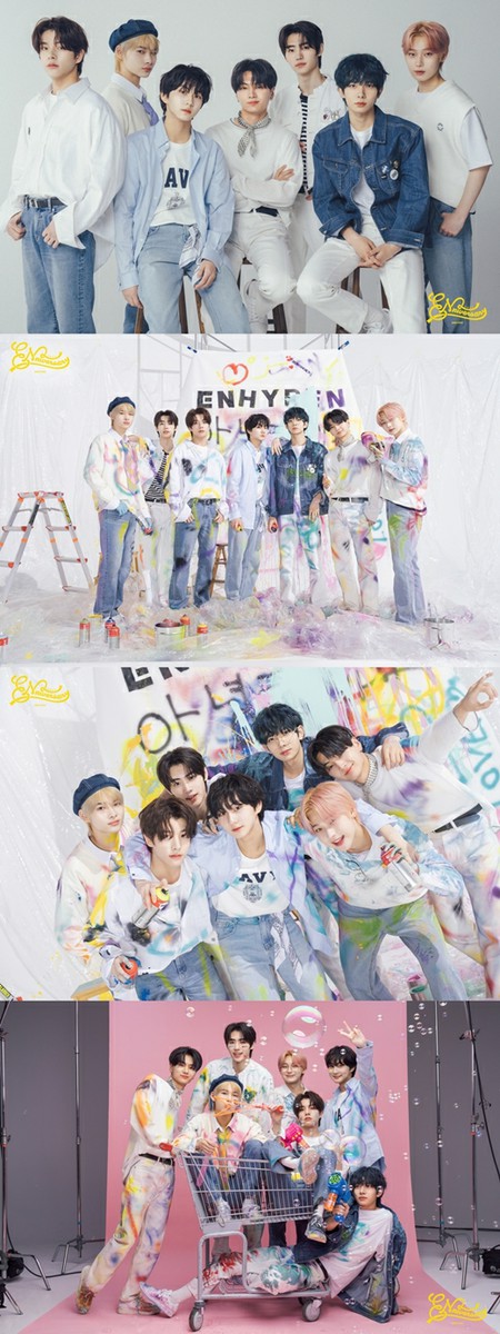 ENHYPEN 1周年 Enniversary 2021 ENHYPEN」、デビュー1周年記念「家族写真」公開！｜Infoseekニュース