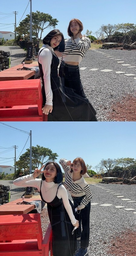 ジヒョ（TWICE）＆キム・セジョン（元gugudan）、人々の視線にも