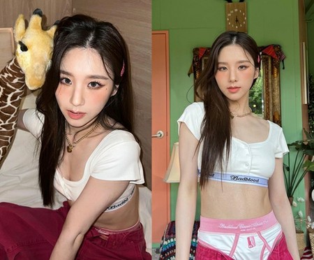 今月の少女（LOONA）」ヒジン、ここまで露出を？…ジッパーを下げ