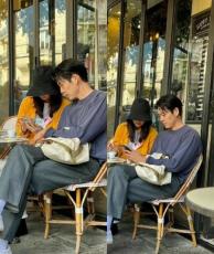 俳優キム・ウビン＆シン・ミナ、仏パリのカフェで「デート中」の目撃談