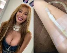 PSYの元を離れたJessi、点滴写真に心配の声