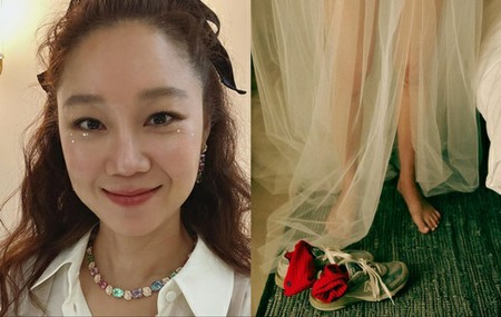 女優コン・ヒョジン、ウエディングドレス姿を公開…歌手ケビン・オーとの結婚式「準備できた！」