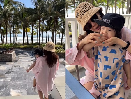 女優ヤン・ミラ、息子とベトナム旅行中の様子を公開…「コンディションが…」