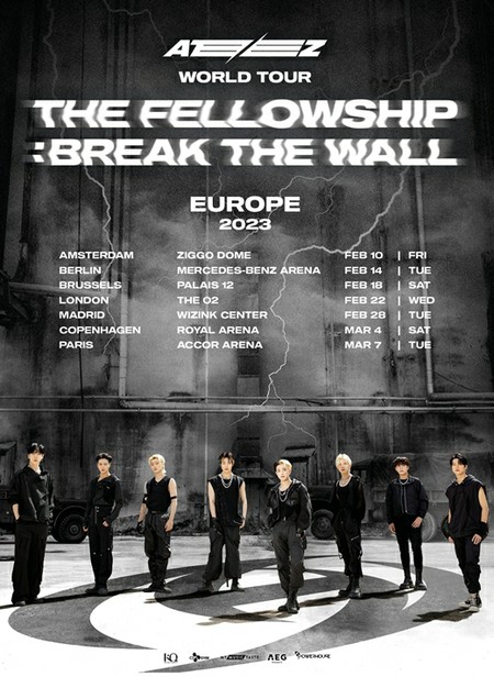 「ATEEZ」、2023ワールドツアーヨーロッパ公演開催…7都市巡回