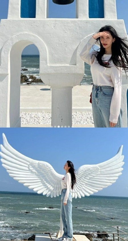 「少女時代」ソヒョン、海辺に降り立った天使…清純さあふれる姿を公開