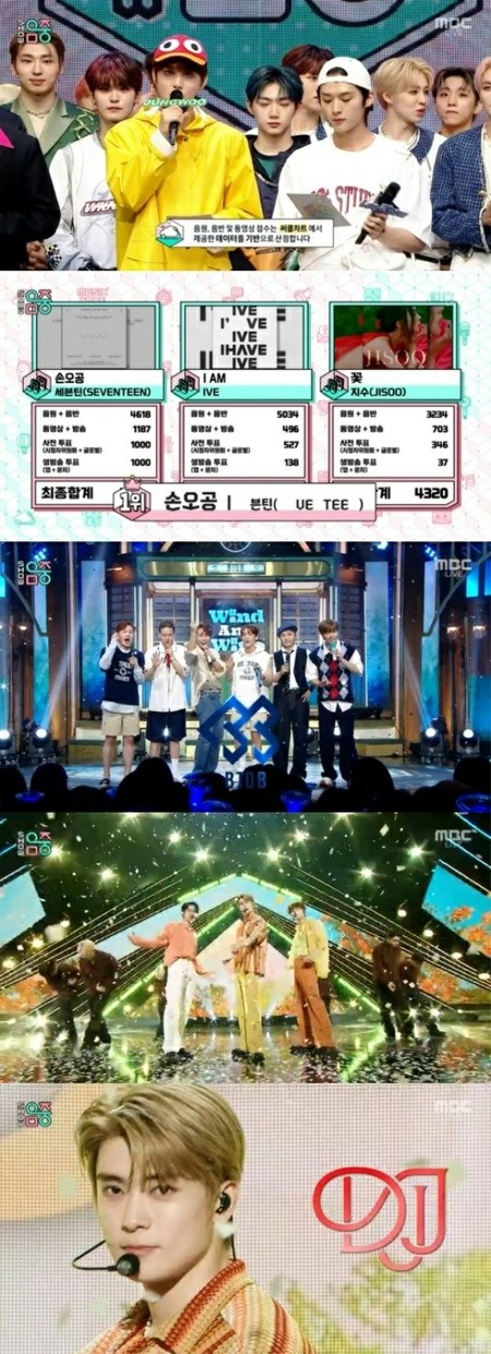 「K-POPの中心」、出演なしで「SEVENTEEN」の「孫悟空（Super）」1位…「BTOB」1年2か月ぶりカムバック