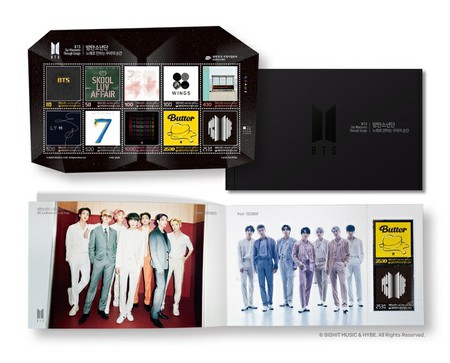 BTSデビュー10周年記念切手セット BTSデビュー10周年記念切手、発売 – 現代切手収集談