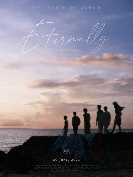 「WEi」、6月29日にカムバック！6thミニアルバム「Love Pt.3:Eternally」発売
