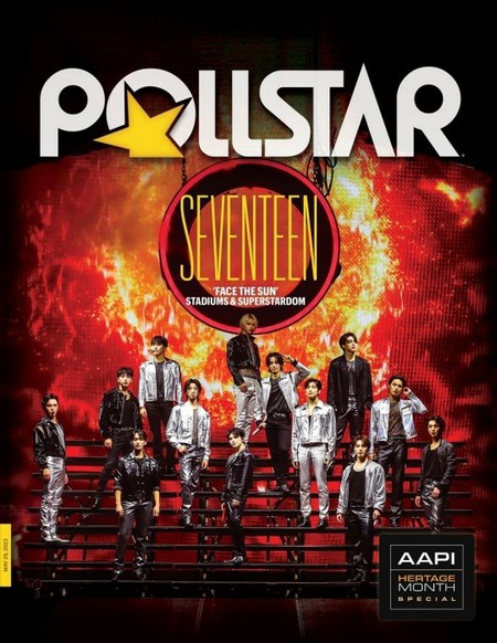 「SEVENTEEN」、米マガジン「Pollstar」の表紙飾る「これからもっと多くのステージに立つ」
