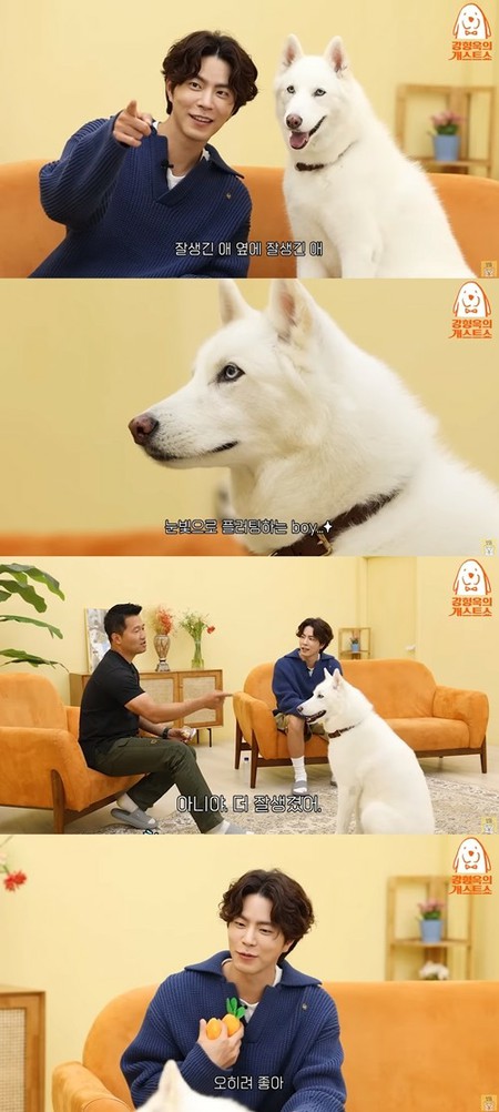 俳優ホン・ジョンヒョン、愛犬が路上キャスティング？…カン・ヒョンウク「悪いけどこの子の方がかっこいい」