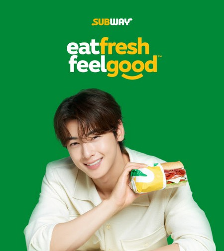 「ASTRO」チャウヌ、サブウェイ（SUBWAY）新ブランドの「顔」に…キャンペーン「Eat Fresh, Feel Good’」国内外展開