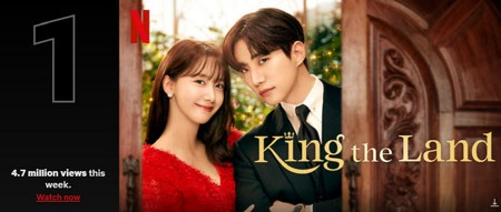 ジュノ（2PM）＆ユナ（少女時代）「キング・ザ・ランド」、Netflix英語・非英語統合1位