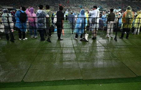 韓国政府、K-POP公演会場となったサンアム（上岩）競技場の芝生回復支援の予算を編成
