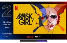 「マスクガール」公開3日で280万ビュー…NetflixグローバルTOP10で「2位」の躍進