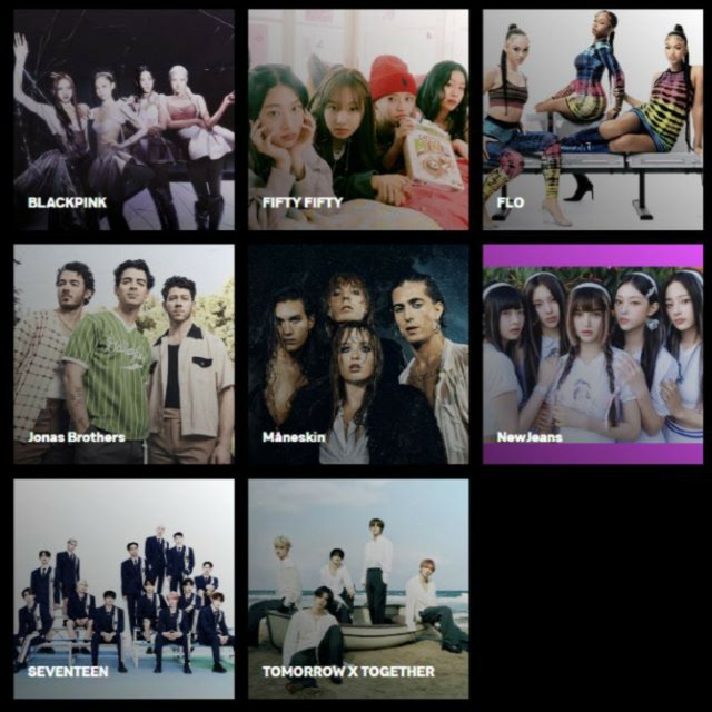 「BLACKPINK」＆「SEVENTEEN」＆「FIFTY FIFTY」＆「NewJeans」＆「TXT」、米授賞式「MTV VMA」の“ことしのグループ”候補に