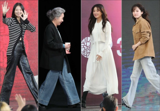 釜山映画祭を訪れたスターたち、ドレスではなく普段着姿も目を引く