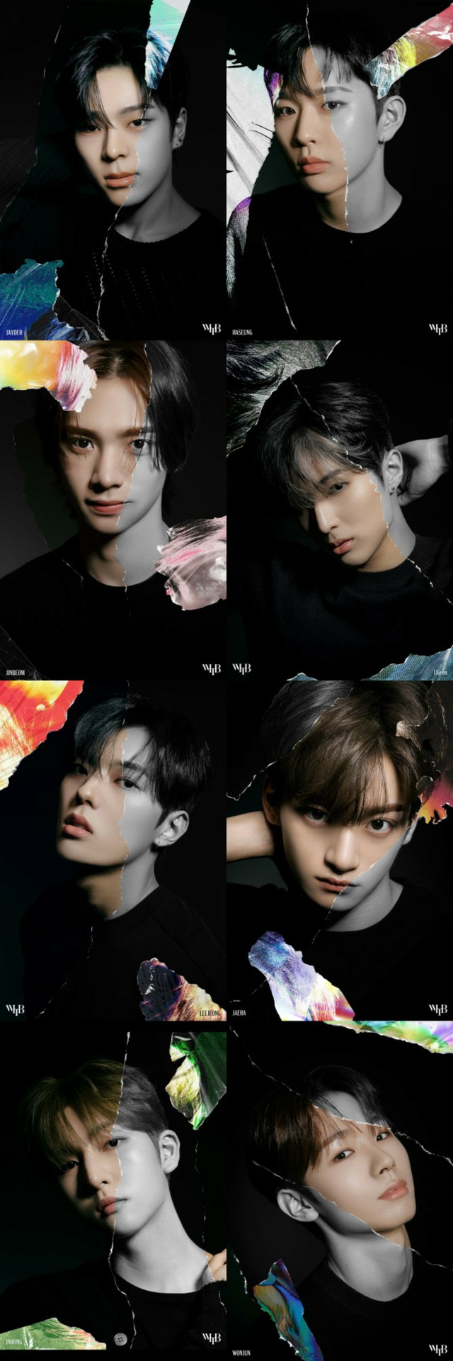 WHIB 휘브 ジュンミン ジェイダー 준민　ポラロイド サイン ポラ WHIB 휘브 ジュンミン ジェイダー 준민 ポラロイド サイン ポラ WHIB