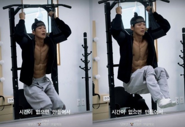 俳優ナムグン・ミン、鮮明な腹筋の理由...撮影中も時間を削り運動