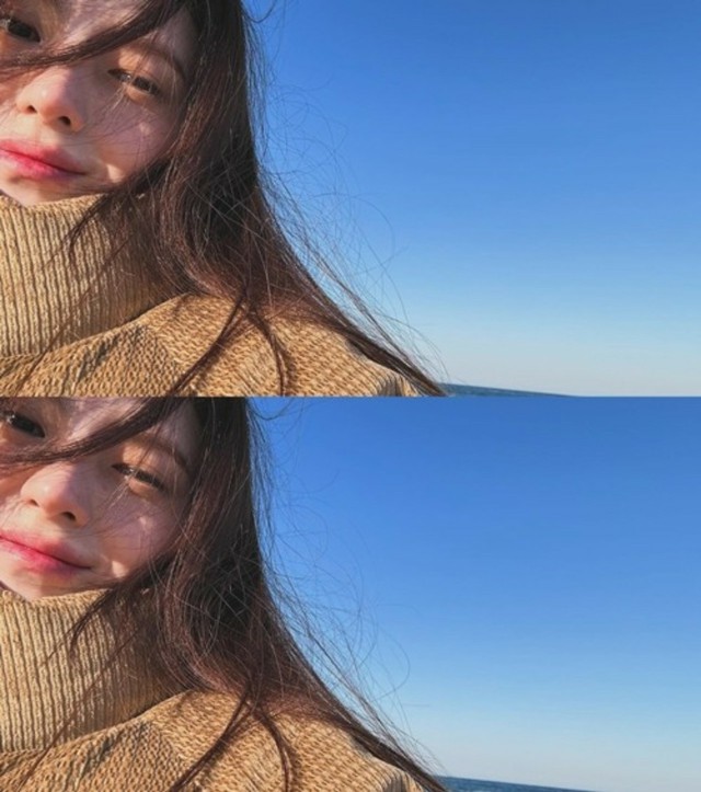 女優ハン・ソヒ、“鼻炎手術を告白”後の近況公開…海岸で清純美たっぷり