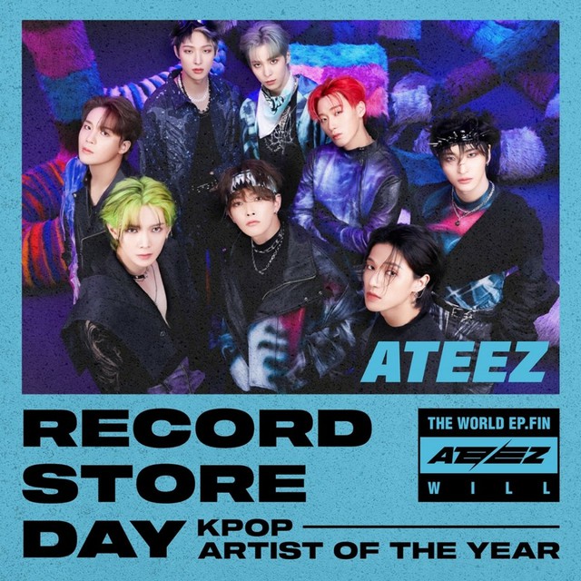 ATEEZ」、「レコード・ストア・デイ」で初の「今年のK-POPアーティスト